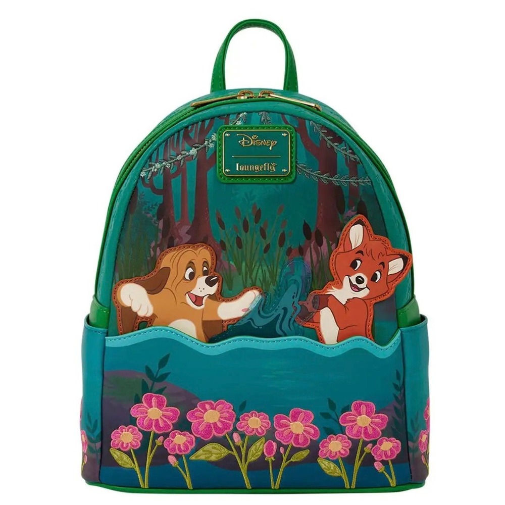 Loungefly Disney Fox and The Hound Mini Backpack NWT